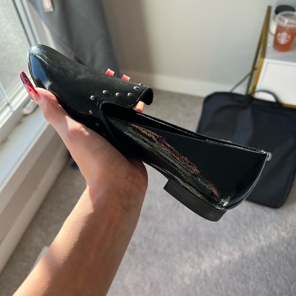 Black studded flats - Picture 2 of 4